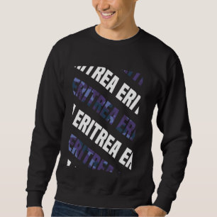 Eritrea Camo Pattern Purple Camouflage Sweatshirt