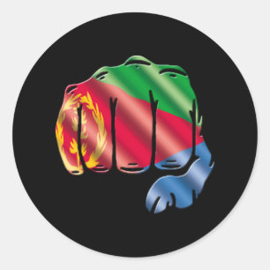 Eritrea Classic Round Sticker