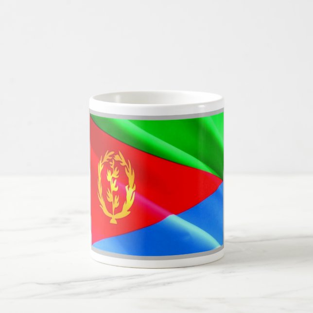 Eritrea - Eritrean Flag - Coffee Mug (Center)