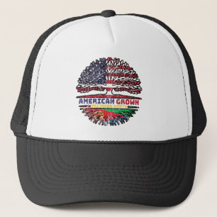 Eritrea Eritrean US American USA United States Trucker Hat