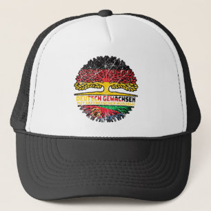 Eritrea Eritreisch Deutsch Deutschland Baum Wurzel Trucker Hat