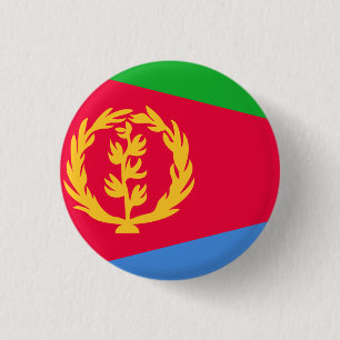 Eritrea Flag 1 Inch Round Button