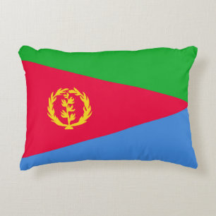 Eritrea flag accent pillow