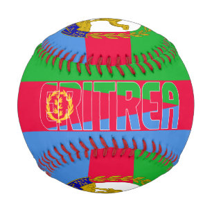 Eritrea Flag and Coat of Arms Patriotic Baseball
