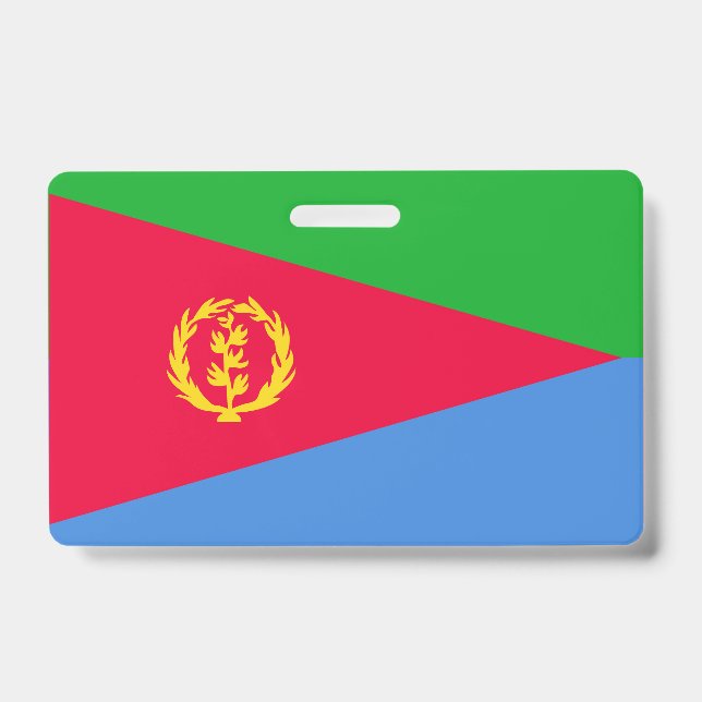Eritrea flag badge (Front)