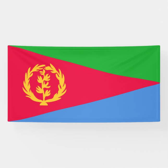 Eritrea Flag Banner (Horizontal)