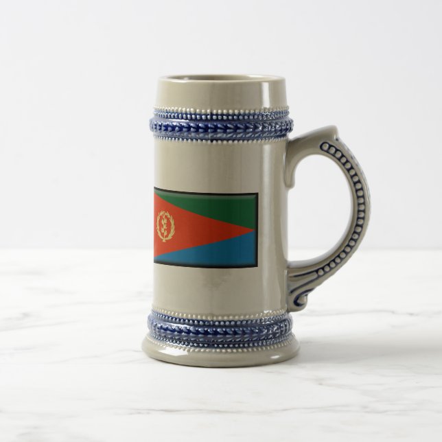 Eritrea Flag Beer Stein (Right)