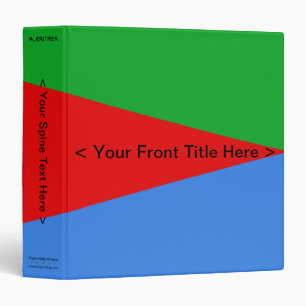 Eritrea Flag Binder