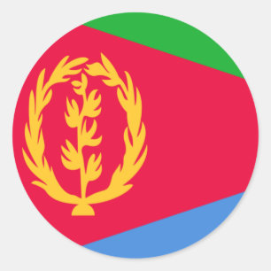 Eritrea Flag Classic Round Sticker