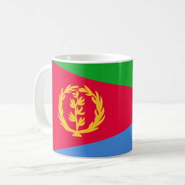 Eritrea Flag Coffee Mug (Front Left)