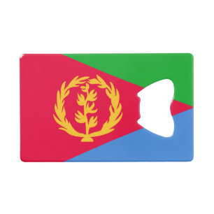 Eritrea Flag Credit Card Bottle Opener