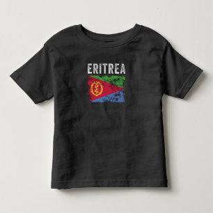 Eritrea Flag Distressed - Eritrean Flag Toddler T-shirt