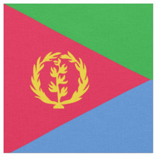 Eritrea flag fabric