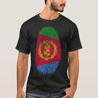 Eritrea Flag Fingerprint It is in my DNA Gift for T-Shirt