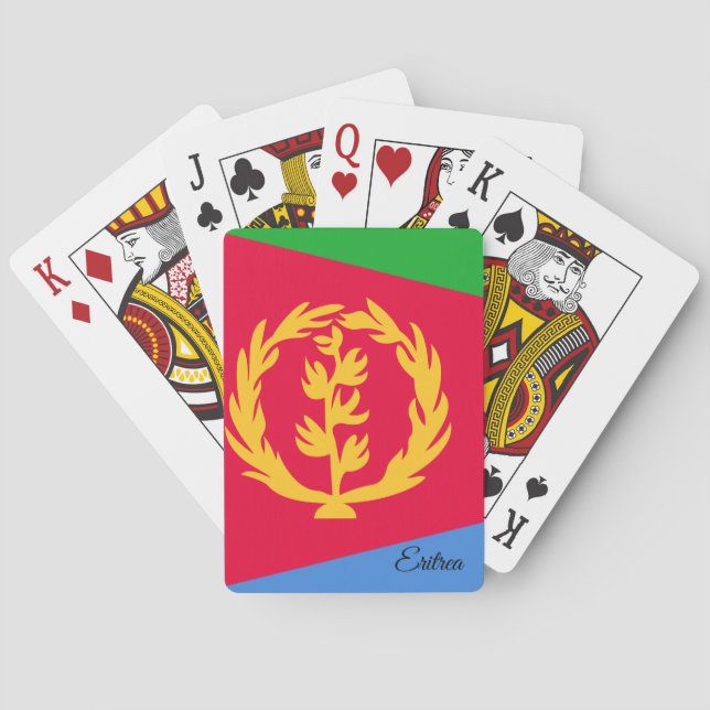 Eritrea Flag Games, Eritrea Playing Cards (Back)