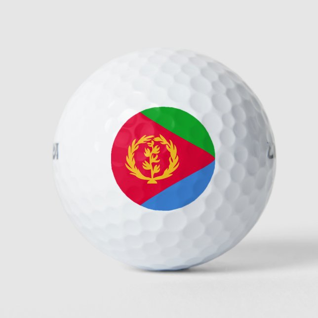 Eritrea Flag Golf Balls (Front)