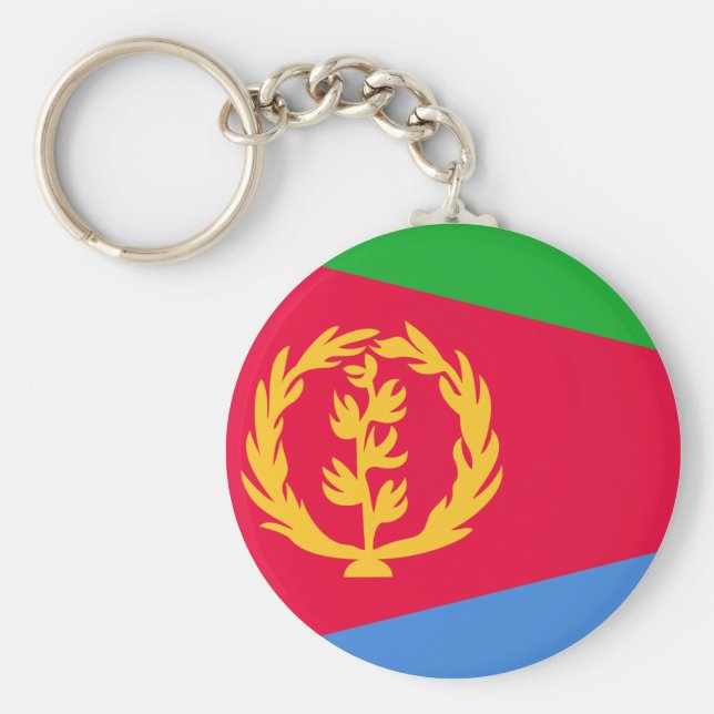 Eritrea Flag Keychain (Front)