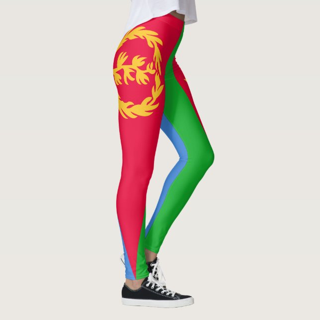Eritrea Flag Leggings (Right)