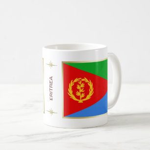 Eritrea Flag + Map Mug