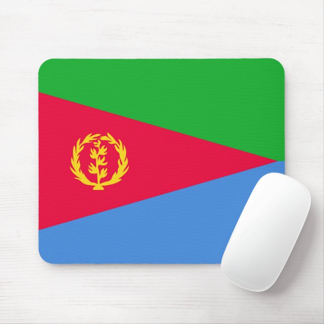 Eritrea flag mouse pad (With Mouse)
