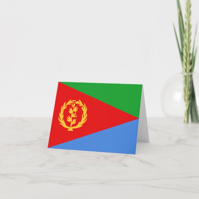 Eritrea Flag Notecard (Front)