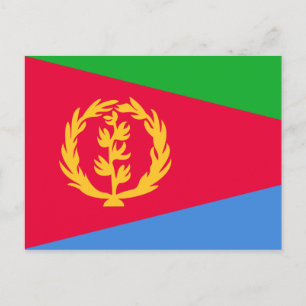 Eritrea Flag Postcard