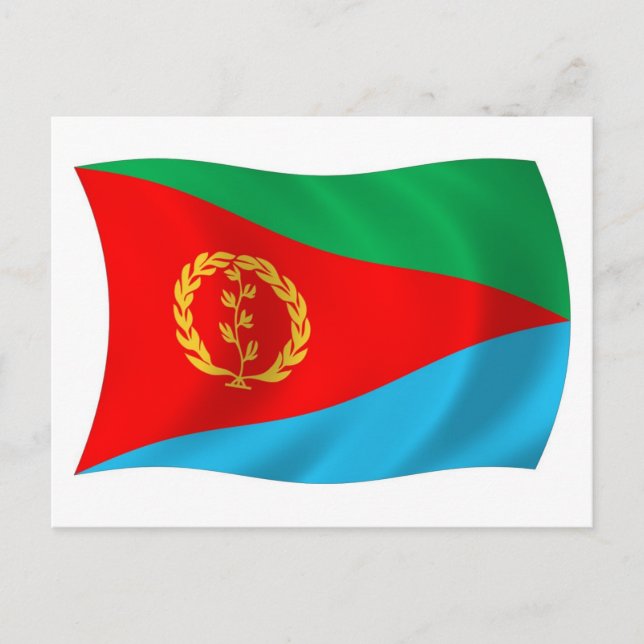 Eritrea Flag Postcard (Front)