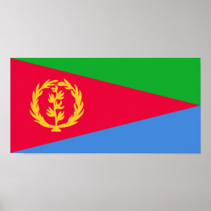 Eritrea Flag Poster