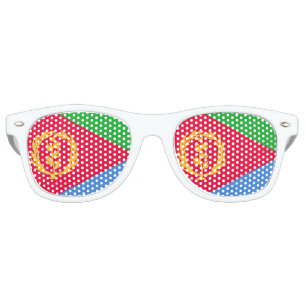 Eritrea Flag Retro Sunglasses