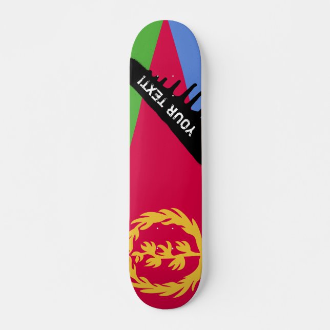 Eritrea Flag Skateboard (Front)