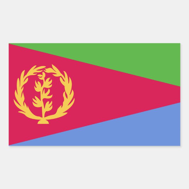 Eritrea Flag Sticker (Front)