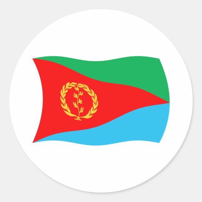 Eritrea Flag Sticker (Front)