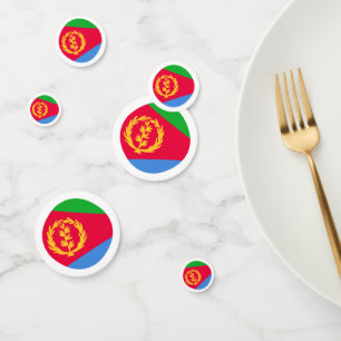 Eritrea flag Table Confetti