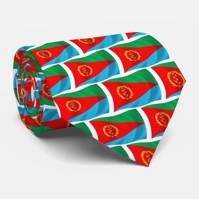 Eritrea Flag Tie (Rolled)