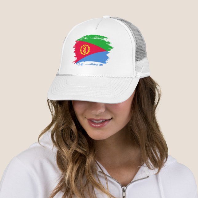 Eritrea flag trucker hat (In Situ)