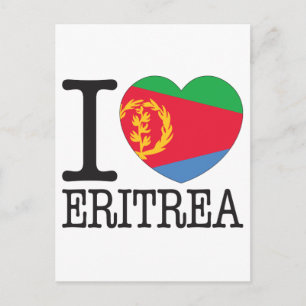 Eritrea love v2 postcard