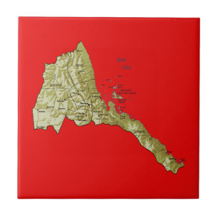 Eritrea Map Tile