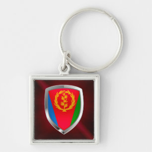 Eritrea Mettalic Emblem Keychain