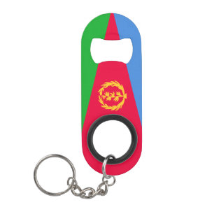 Eritrea National Flag Patriotic Keychain Bottle Opener