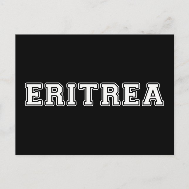 Eritrea Postcard (Front)