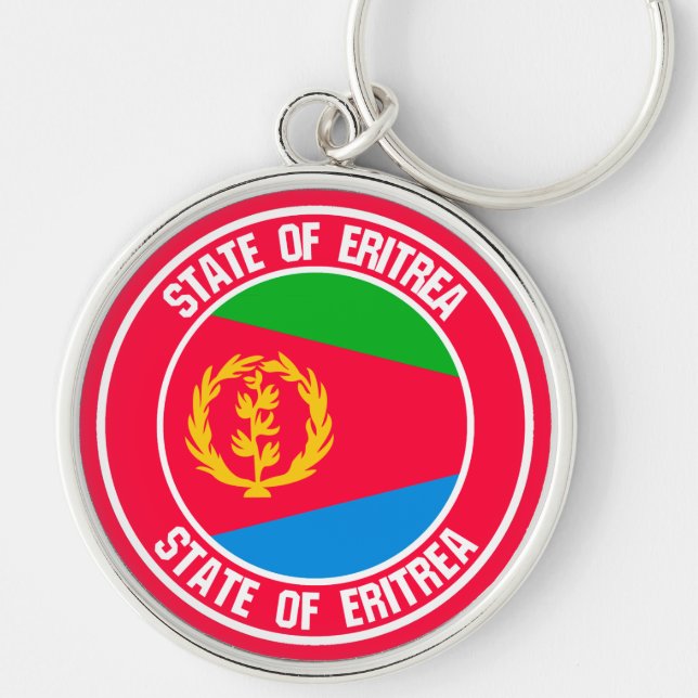 Eritrea Round Emblem Keychain (Front)