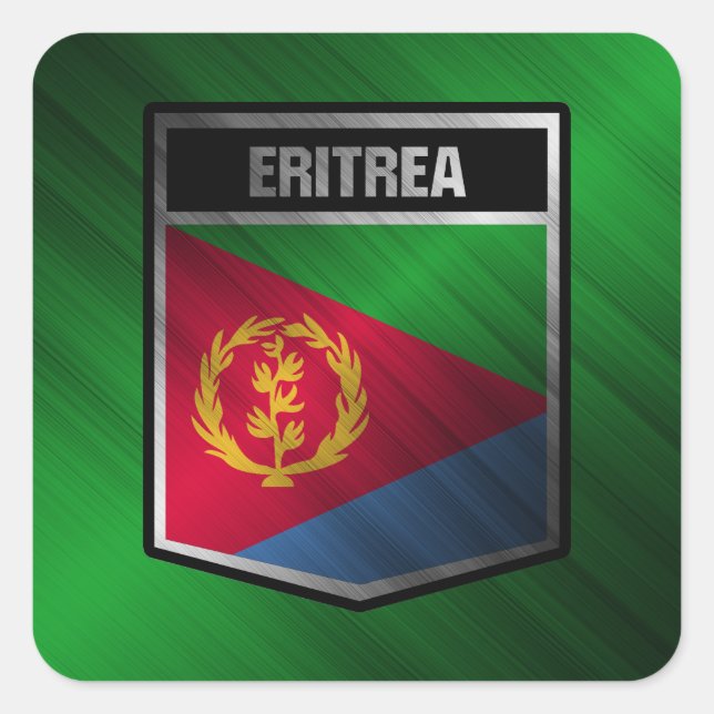 Eritrea Square Sticker (Front)