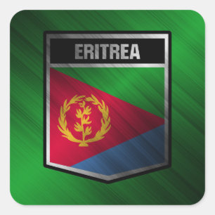 Eritrea Square Sticker
