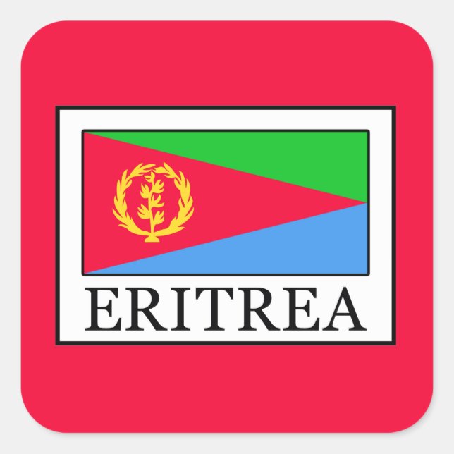 Eritrea Square Sticker (Front)