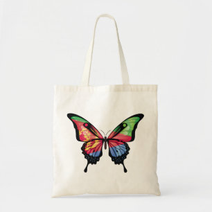 Eritrea Swallowtail Butterfly Flag Sticker Tote Bag