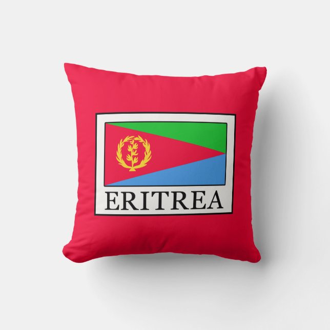 Eritrea Throw Pillow (Front)