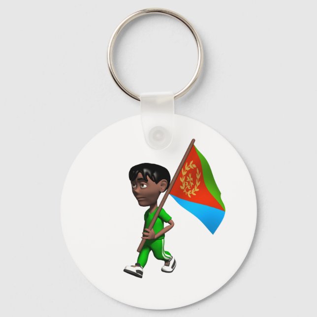 Eritrean Boy Keychain (Front)