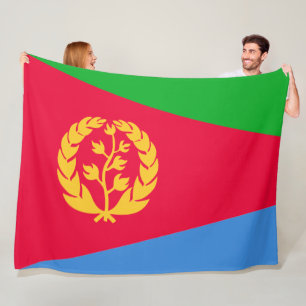 Eritrean Flag (Eritrea) Fleece Blanket
