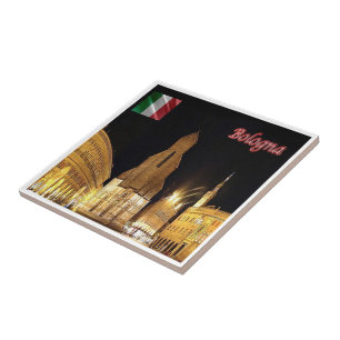 ERM001 BOLOGNA by Night, Italy, Tile