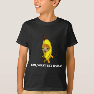 Erm, What Sigma_ Cat Meme Men Women Girls Kids  T-Shirt